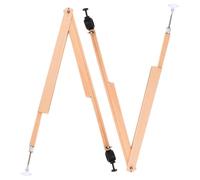 TOMETURE 2 Pcs Wooden Drawing Compass Set for Classroom Supplies, Sturdy Wooden Material with Multifunctional Design, Large Math Compass for Student Practice and Drawing