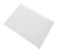 TOMETURE 20 Pcs Self-adhesive Measuring Tape Ruler Stickers High Adhesion Waterproof Plastic Material for Drafting Tables and Machines Versatile Use Workbench Ruler