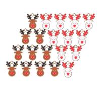 TOMETURE 20pcs Christmas Alloy Elk Charms for DIY Jewelry Making, Fine Workmanship with Unique Shape Design, Suitable for Bracelets and Anklets, Christmas Craft Supplies