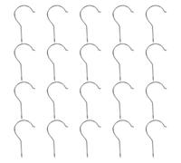 TOMETURE 20pcs Clip Hanger Replacement Hooks with Smooth and Rounded Iron Hooks Universal Compatibility the Go Use and Home Use for Hanging Clothes and Closet Organization