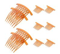 TOMETURE 20pcs French Side Combs for Women with 7 Tooth Strong Hold Plastic Bang Comb, Prevents Pressure Marks and Distributes Strands Gently, for Chignon Bun and Occasions