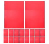 TOMETURE 20pcs Gel Light Filter Sheets, A4 Photography Studio Lighting Filter, Transparency Colored Color Correction Film for Ambient Light Modification Red