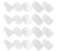 TOMETURE 20pcs Handmade Embossed Dried Flower Bookmarks with Cone Shape Plastic Bottles, Versatile DIY Crafting Supplies for Pressed Flower Frames and Bookmark Craft