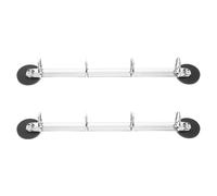 TOMETURE 2PCS 4 Ring Binder Mechanism - 1 Inch D Hanging Binder Mechanism - Heavy Duty Accessories for Sheets Organization