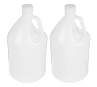 TOMETURE 2pcs 4l Empty Gallon Plastic Jugs with Caps, Food Safe Hdpe Storage Bottles, Lightweight and Sturdy Water Gallon Dispensers for Milk and Beverage Everyday Use