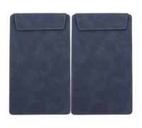TOMETURE 2PCS A5 Restaurant Guest Check Presenters: Faux Leather Menu/Receipt/Tips Holder - Guest Check Card Holder Bill Presenter