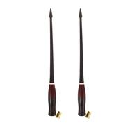 TOMETURE 2pcs Artist Dip Pen Holder: Wooden Point Holder with Flange for Ink Drawing & Mapping - Grip for Extended Illustration Sessions