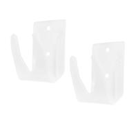 TOMETURE 2pcs Barcode Scanner Holder Rack, Desk Mount Bracket, Plastic, White, Handheld Reader Stand for Label Readers in Supermarkets, Warehouses and Retail Stores