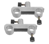 TOMETURE 2pcs Bench Clamp for Optical Rail Systems - Laboratory Metal Locking Slider Fixing Holder for Physics Lab Experiments & Optics Teaching Tools