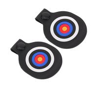 TOMETURE 2pcs Bow Limb Foot Pad Rubber Protective Pad, Black, Easy Installation, Lightweight, for Bow Limb, Outdoor Competition and Training Archery Accessory