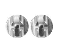 TOMETURE 2pcs Camera Strap Quick Release Screws Camera Shoulder Strap Screw High-wear-resistant Prevents Scratches Zinc Alloy Silicone Pads for Quick Release Photography Enthusiasts Silver