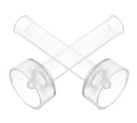 TOMETURE 2pcs Creative Acrylic Candle Making Mold Taper Shape with Smooth Surface Simple Operation Design for DIY Candle Crafting