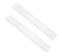 TOMETURE 2pcs Deckle Edge Ruler: 11.34" Irregular Edge Ruler - Craft Die Cuts Measurements Embossing Cutting Paper Tool for Journal Card Making