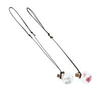 TOMETURE 2pcs Glass Car Hanging Perfume Bottle Pendants Aromatherapy Diffuser Jars Create Romantic Atmosphere Modern Art Hanging Decorative Ornament for Car Interior