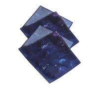 TOMETURE 2pcs Magnetic Fabric Light Covers for Classroom and Office, 47x24 Inches, Polyester Material with Decorative Night Sky Pattern, Reduces Glare and Eye Strain, for Libraries