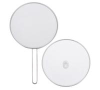 TOMETURE 2pcs Metal Oil Splatter Guard Screen with High Temperature Resistance, Sturdy Stainless Steel Mesh, Prevents Hot Oil Damage, for Kitchen Cooking and Frying