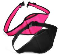 TOMETURE 2pcs Mic Belt Fitness Instructor Wireless Mic Pack Belt Neoprene Material Pocket During Running and Yoga Sessions