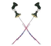 TOMETURE 2pcs Mini Train Signal Lamps for Model Railway 1/87 Scale with Green Stainless Steel Decorative Lights, Realistic and Delicate Design for Railroad Scene and Sand Table Decoration