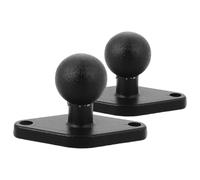 TOMETURE 2pcs Motorcycle Phone Mount Ball Joint Base Metal Bracket with Easy Installation and Flexible Adjustment for Motorbike Navigation and Electric Bike Accessories