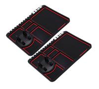 TOMETURE 2pcs Multifunctional Phone Bracket for Car with Anti-slip Pvc Dashboard Mat, Holds Cell Phone Securely, for Car Use and Temporary Parking Number Display Random Color