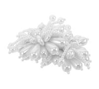 TOMETURE 2pcs Pearl Shoe Clips for Pumps with Elegant Floral Design Versatile Zinc Alloy and Plastic Shoe Decoration Charms Easy to Attach and Remove Accessories and Special Occasions