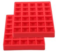 TOMETURE 2pcs Plastic Coin Sorter Box with Multi-Grid Structure for Quick Sorting and Organizing Coins Suitable for Mall and Bedroom Use