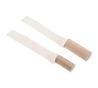 TOMETURE 2pcs Pottery Trimming Tools with Cloths for Clay Shaping Smoothing and Throwing Assistance DIY Pottery Craft Supplies