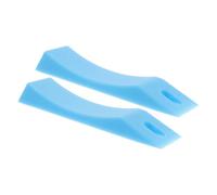 TOMETURE 2pcs Silicone Rv Levelers and Camper Wheel Chocks for Motorhome Trailer with Sturdy Non-slip Pads, Portable and Endure Frequent Use for Caravan and Campervan Levelling