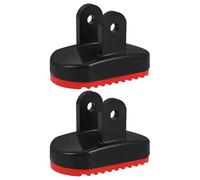 TOMETURE 2pcs Telescoping Ladder Foot Caps - Grip Tread End Caps Shoes - Universal Replacement for Loft Attic Extension On Concrete Floors Indoor Outdoor