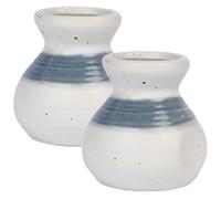 TOMETURE 2pcs Toothpick Jar Toothpick Case Large Storage Capacity Ceramic High Grade Ceramic Material Japanese Style Creating A Cleaner Environment Decoration Small