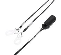 TOMETURE 3pcs Hearing Amplifier Holder Clips with Lanyard Rope the Elderly, Lightweight Abs and Nylon Material, Easy to Fasten and Remove, Multi-Functional Anti-Lost Protection