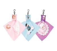 TOMETURE 3pcs Keychain Lens Cleaner Cloths for Glasses and Electronic Device Screens, Lightweight Fiber Cloths with Multiple Uses to Remove Smudges, Portable for Use on Delicate Surface