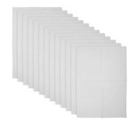 TOMETURE 4 Packs Rectangular White Paper Towels for Seafood Fillets and Meat Preparation, Absorbent Sashimi Serving Prep Liner to Remove Residual Moisture and Oil, for Backofhouse Prep