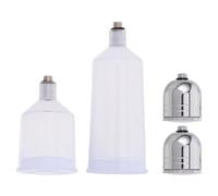 TOMETURE 4 Pcs Airbrush Bottles Kit for Paint Mixing, Dispensing Bottles Set with 20ml, 40ml, 7ml Sizes, for Professional Artists, Classroom Use, and Home Craft Painting