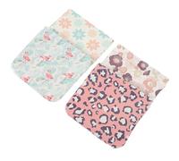 TOMETURE 4 Pcs Mini Makeup Bags Small Cosmetic Pouch Set Portable Pu Leather Cute Pocket Cosmetic Bags for Travel and Parties, Will Not Fade, for Women