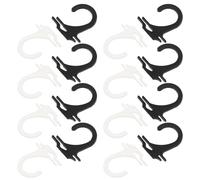 TOMETURE 400Pcs Plastic Sock Display Hooks, and Black Sock Hanging Tools for Home Organization, Sturdy Utility Hooks Suitable for Closet and Laundry Room Storage