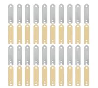 TOMETURE 40pcs Fruit Battery Science Experiment Materials: Zinc Copper Anode Sheet Electrode Strip for School Sciences Project Students Home Education Subject