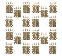 TOMETURE 40pcs Parrot Nest Box Accessories Set with Anti-bite Iron Ring and Golden Hinge Lock for Wooden Birds Breeding Nest, Easy to Place and Store, for Parrot Breeding Boxes