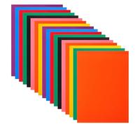 TOMETURE 48Pcs Colorful Corrugated Cardboard Sheets - Thick Cardstock Paper for Origami Painting - Classroom Crafts Cardstock 11.8 X 8.3 Inches