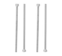 TOMETURE 4pcs Bicycle Handlebar Riser Extender Screws M6x120mm Bike Stem Riser Long Bolts Replacement Mountain Cycling Handlebar Expansion Repair Hardware