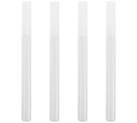 TOMETURE 4PCS Fillable Paint Pen for Touch Ups: 0.7mm Fine Tip Empty Refillable Paint Marker for Acrylics DIY Furniture Repair Graffiti Art and Painting on Metal, Wood, or Canvas