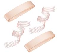 TOMETURE 4pcs Pointe Shoe Ribbon Kit - DIY Elastic Bands for Ballet Shoes - Wide Crossover Straps - Invisible Ballet Strap Replacement for Beginners