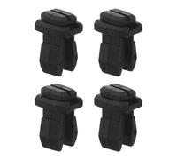 TOMETURE 4pcs RV Fridge Vent Latch: Exterior Access Panel Clip - Service Door Retainer - Black Vent Grille Fastener for Trailer Camper Refrigerator Repair