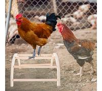 TOMETURE 4Pcs Wooden Chicken Ladder and Perch Stand for Hens Roosting and Training, Natural Bird Perches for Poultry and Parrots, Suitable for Indoor and Outdoor Use