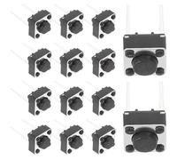 TOMETURE 5 Sets 6x6x4.3mm Momentary Tactile Push Button Switches with 2 Pins for Pcb Electronic Projects and Industrial Controls