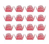 TOMETURE 50pcs Paper Chocolate Candy Wrappers with Hollow-out Rose Edge Design for Holding Candy and Chocolate Covered Strawberries, Creative and Generous Style for Wedding Sweets and Party