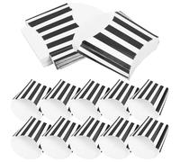 TOMETURE 50pcs Paper Popcorn Boxes for Snacks and Popcorn, Portable and Tear-resistant Paperboard Containers for Parties and Movie Theaters, Assorted Colours Food Storage Boxes