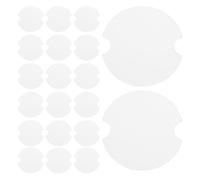 TOMETURE 50pcs round Ring Holder Stand Jewelry Display Cards 4cm Plastic Compact Design with Elegant Appearance for Personal Use and Merchants