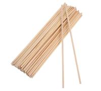 TOMETURE 50pcs Wooden Rods for Oxygen Combustion Experiments, Teaching Wood Sticks Easy Operation, Small Wood Sticks for Laboratory and Educational Use