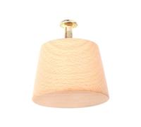 TOMETURE 5cm Cone Shape Wooden Drawer Knob Made of Synthetic Material with Strong and Stable Structure and Smooth Surface, Simple Chic Handle Suitable for Kitchen Cabinet Or Wardrobe